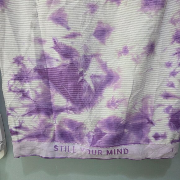 Lululemon Tie Dye Long Sleeve Shirt Women’s 6 Purple White - Picture 11 of 12